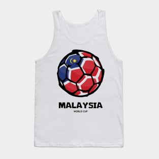 Malaysia Football Country Flag Tank Top